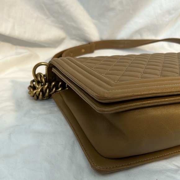 CHANEL Large LEBOY BAG QUILTED LAMBSKIN in Box! - Picture 11 of 17